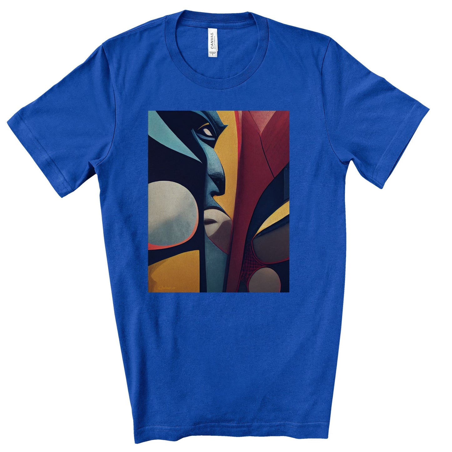 Good Vs. Evil Contemporary Original Art. Original Art. Unisex Jersey Short Sleeve Tee.