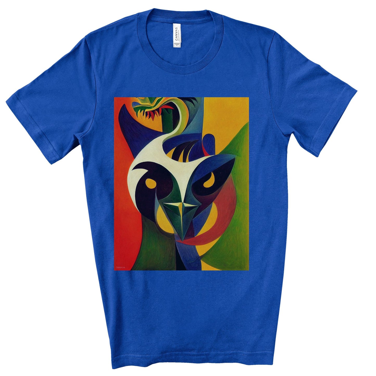 Controlling A Dragon Is An Illusion. Original Art. Unisex Jersey Short Sleeve Tee.
