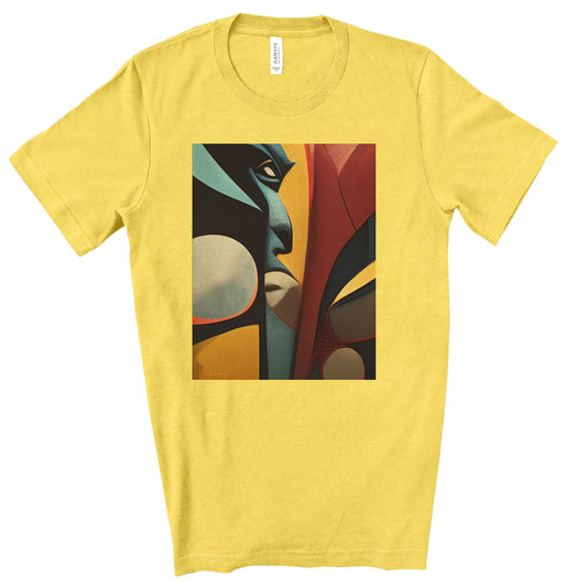 Good Vs. Evil Contemporary Original Art. Original Art. Unisex Jersey Short Sleeve Tee.