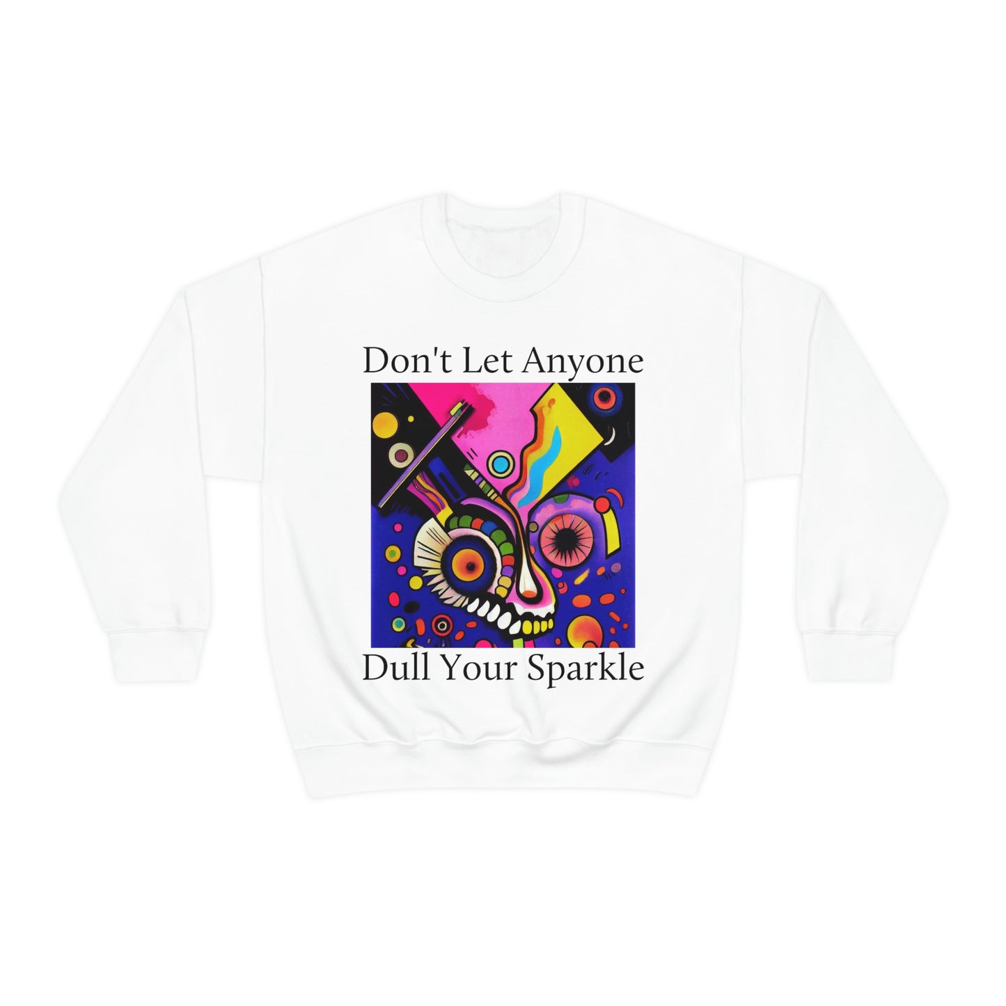 Express Yourself. Original Art. Unisex Heavy Blend Crewneck Sweatshirt.