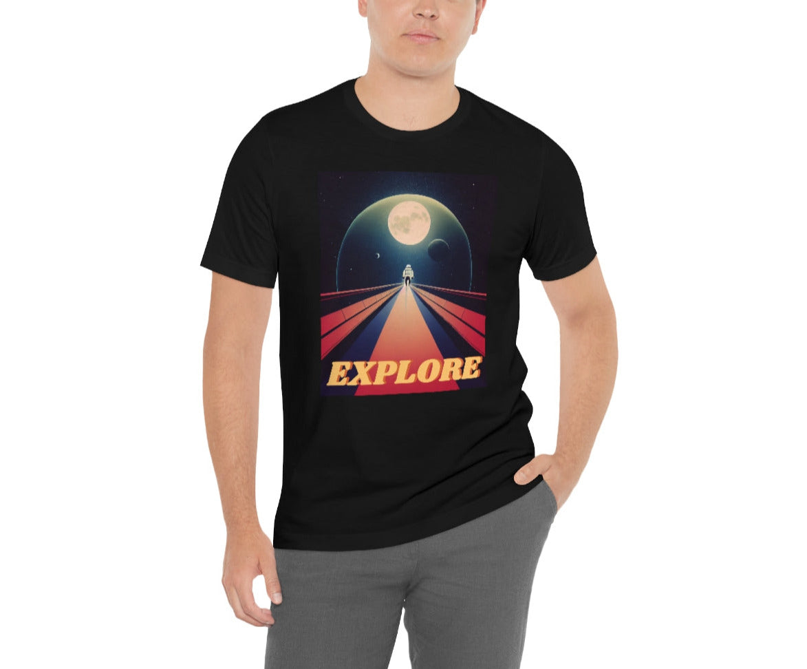 Explore Strange New Planets. Unisex Jersey Short Sleeve Tee.