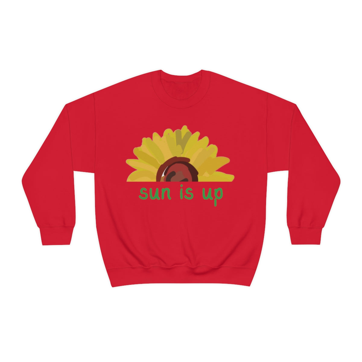 Sun Is Up. Unisex Heavy Blend Crewneck Sweatshirt.