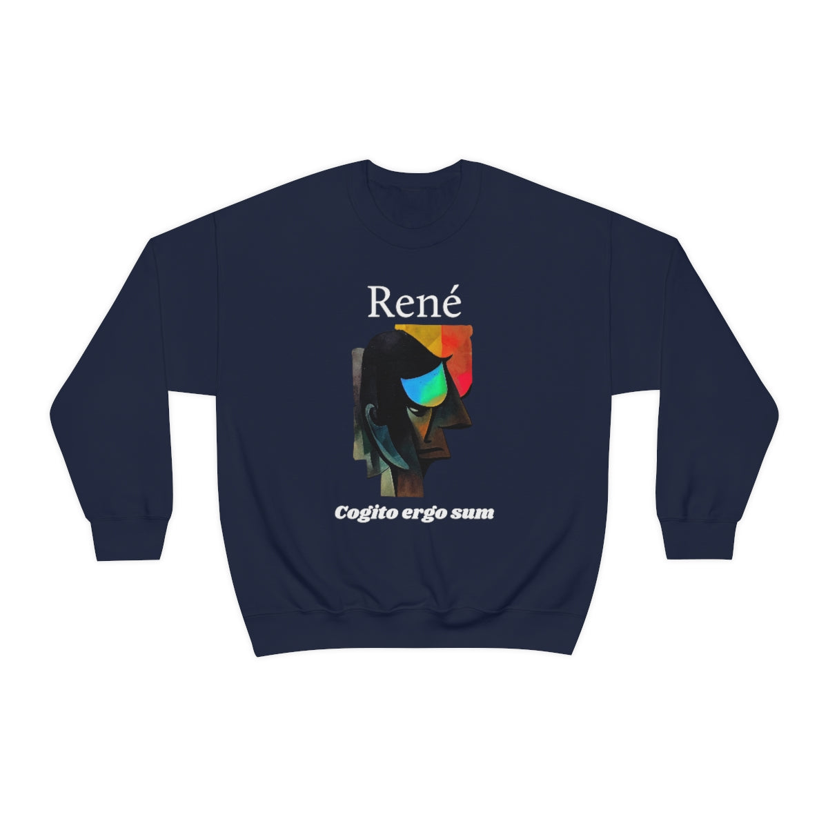 I Think Therefore I Am - Original Art. Unisex Heavy Blend Crewneck Sweatshirt.