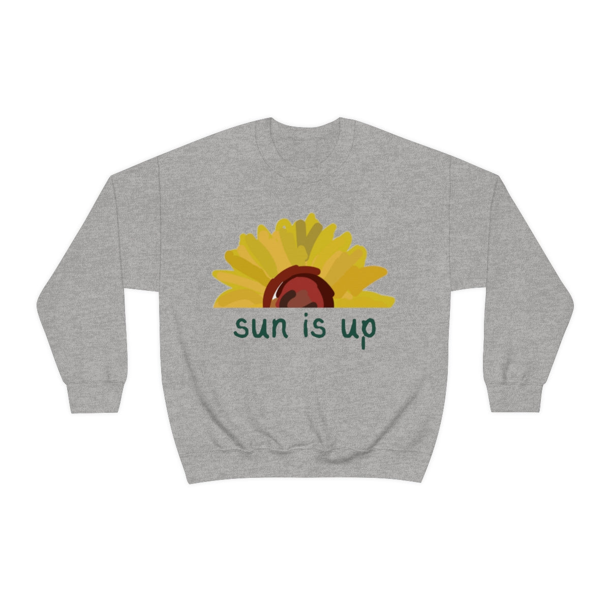 Sun Is Up. Unisex Heavy Blend Crewneck Sweatshirt.