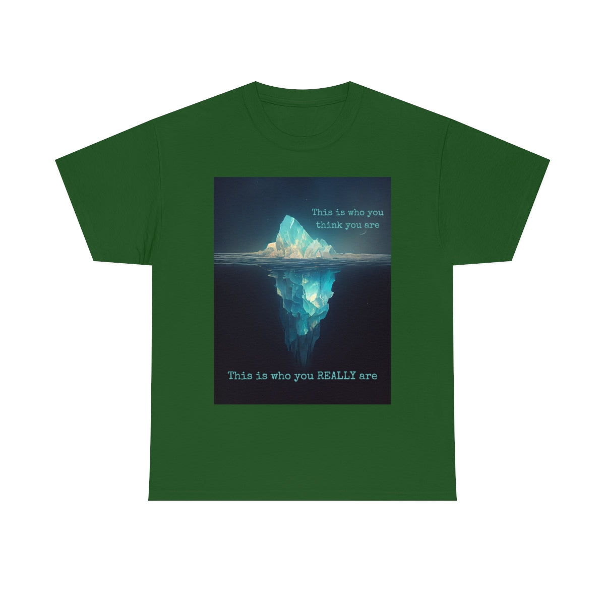 Believe In Yourself. Original Artwork. Unisex Heavy Cotton Tee.