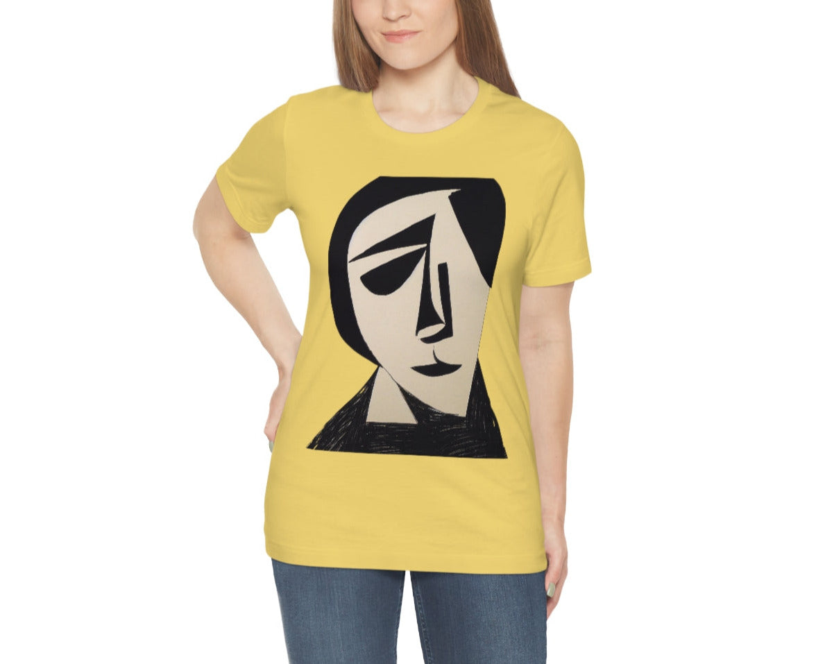 The Inventor - Original Art Remembering Overlooked Woman Scientists. Unisex Jersey Short Sleeve Tee.