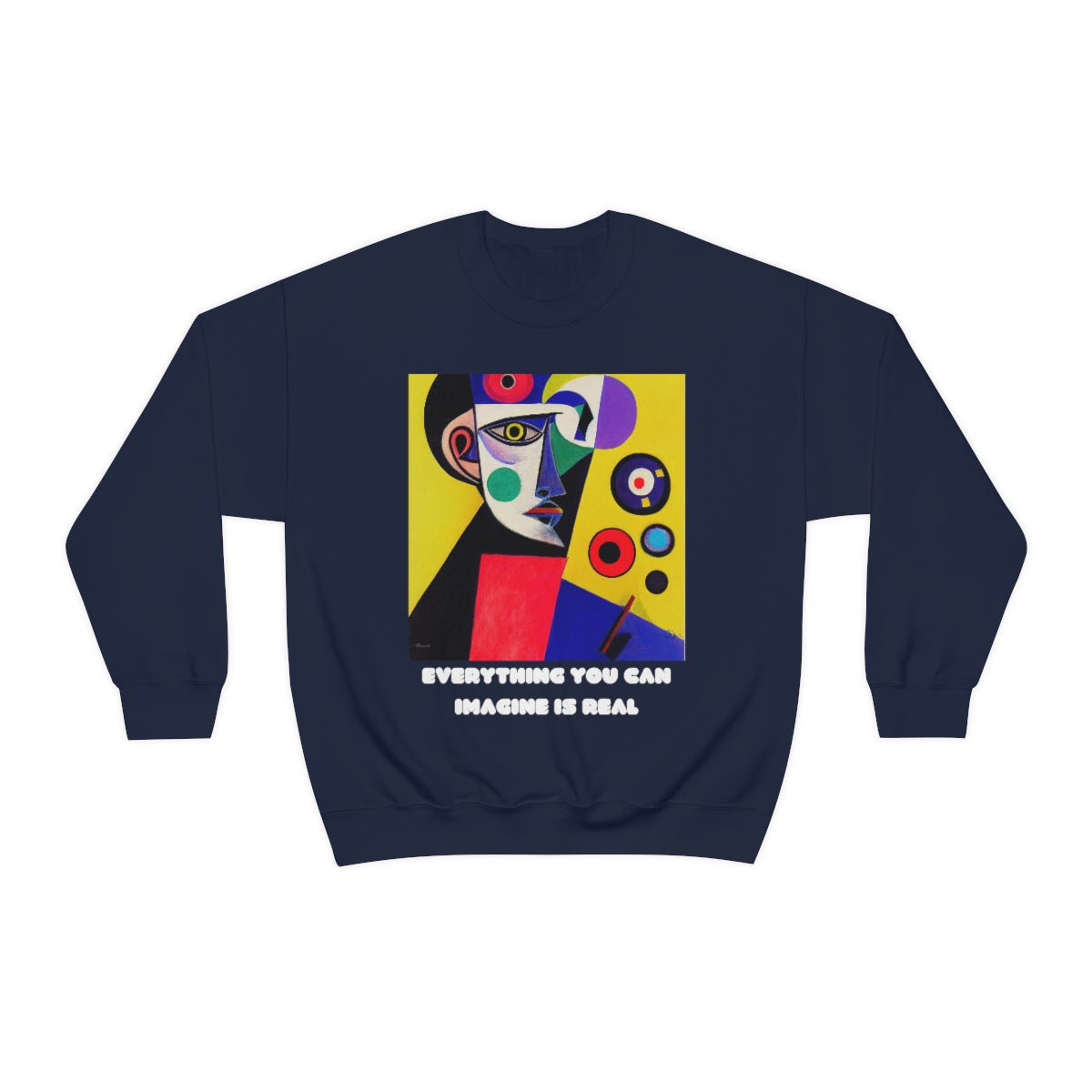 Everything You Can Imagine Is Real - Original Art. Unisex Heavy Blend Crewneck Sweatshirt.