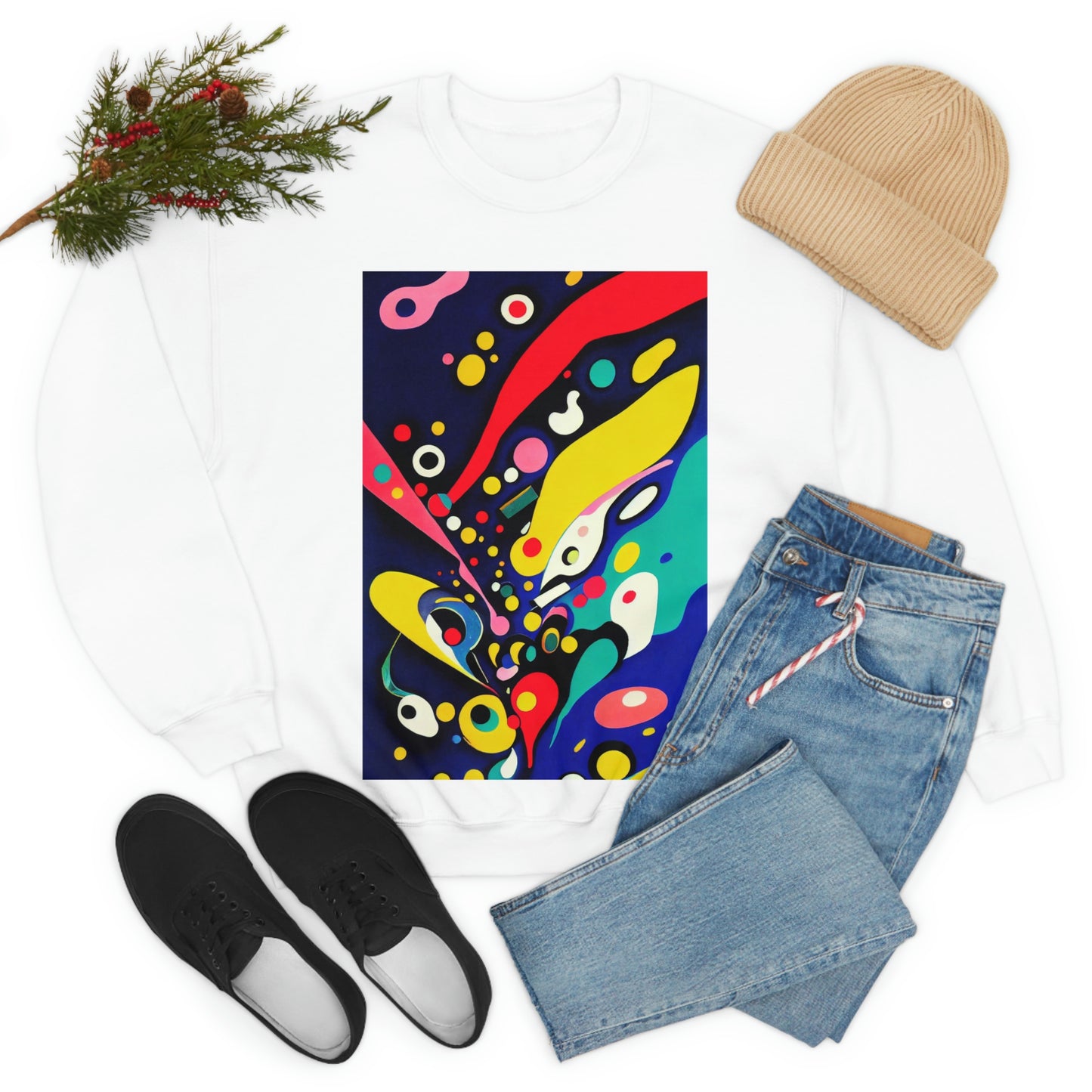 Endless Array Of Experiences. Original Art. Unisex Heavy Blend Crewneck Sweatshirt.