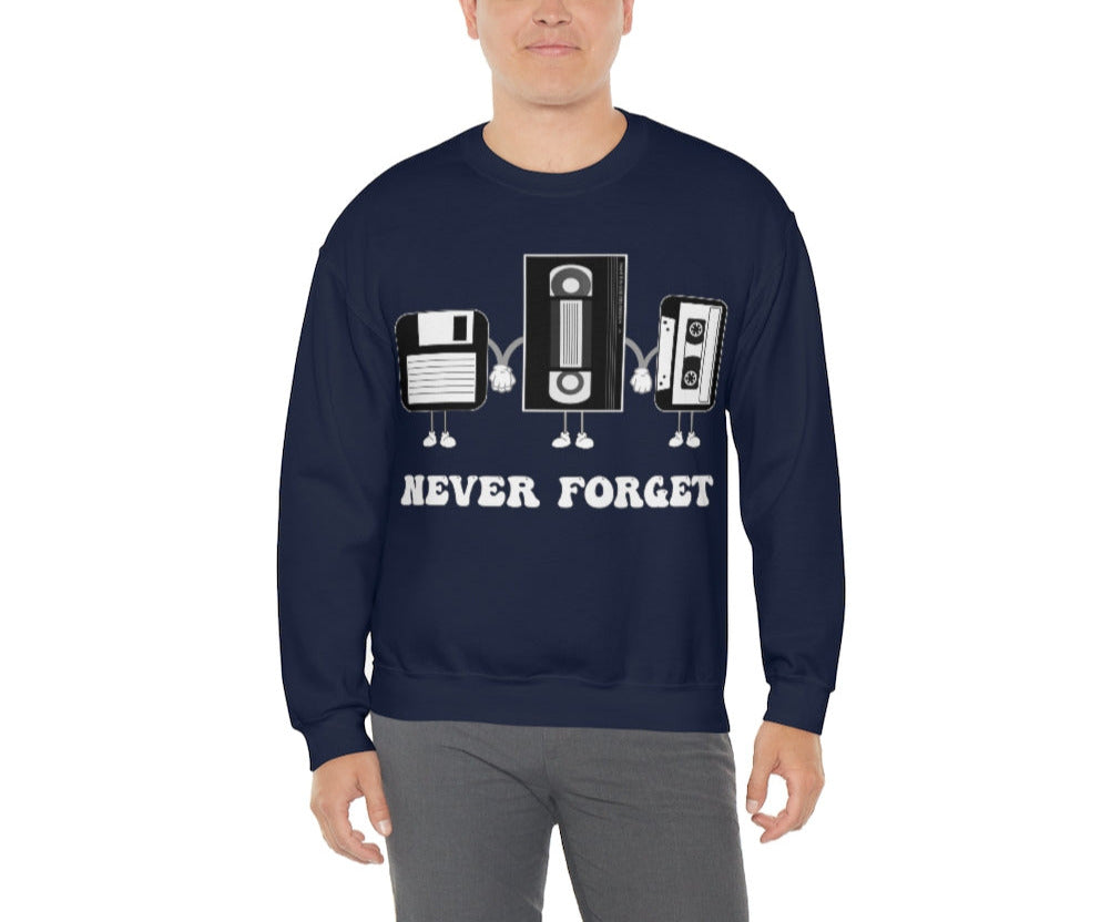 Never Forget Our Nostalgia Origins! Unisex Heavy Blend™ Crewneck Sweatshirt