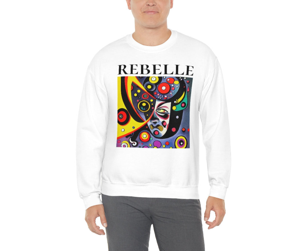 The Rebel - Original Art. Unisex Heavy Blend Crewneck Sweatshirt.